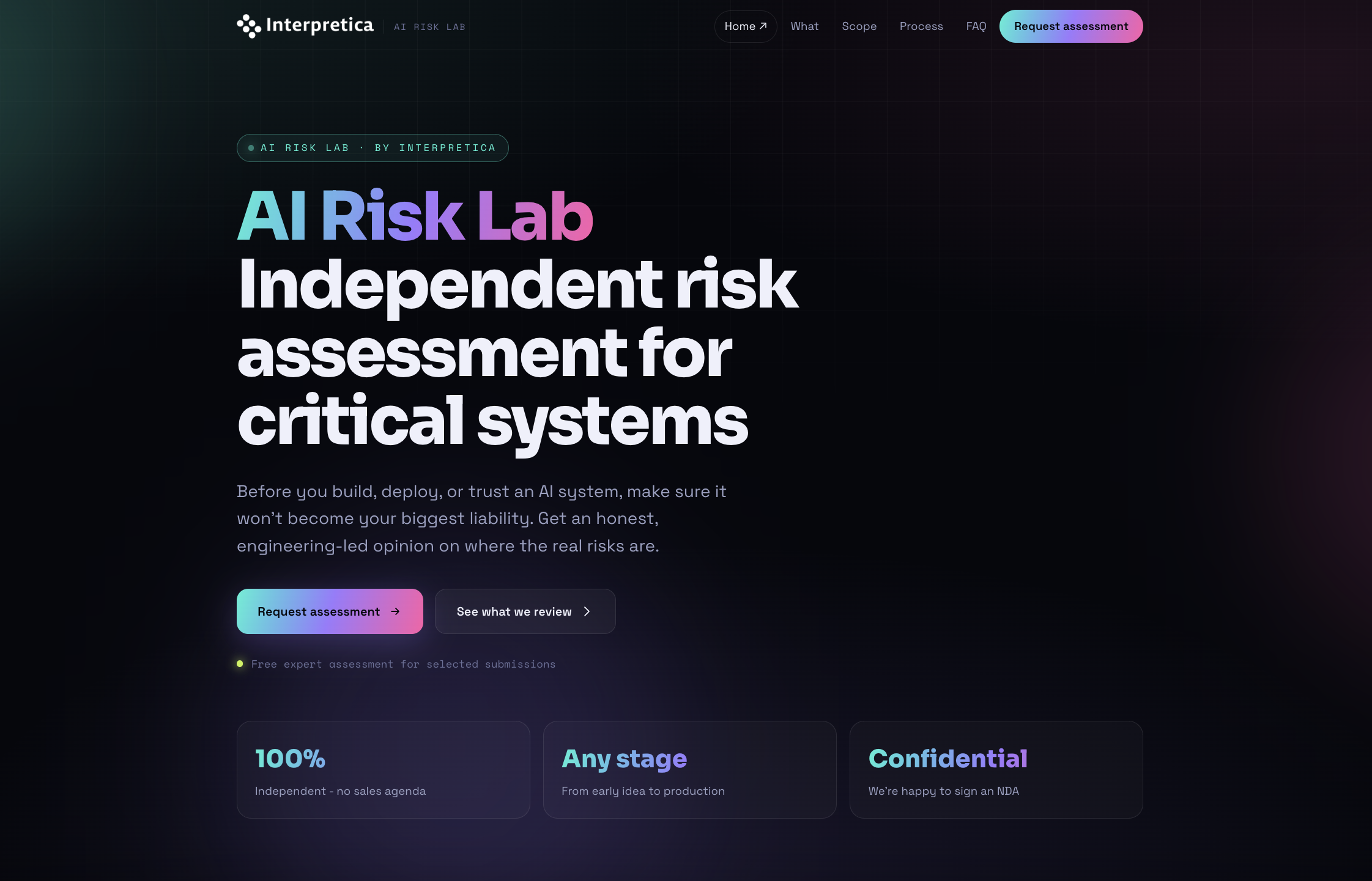 We launched AI Risk Lab