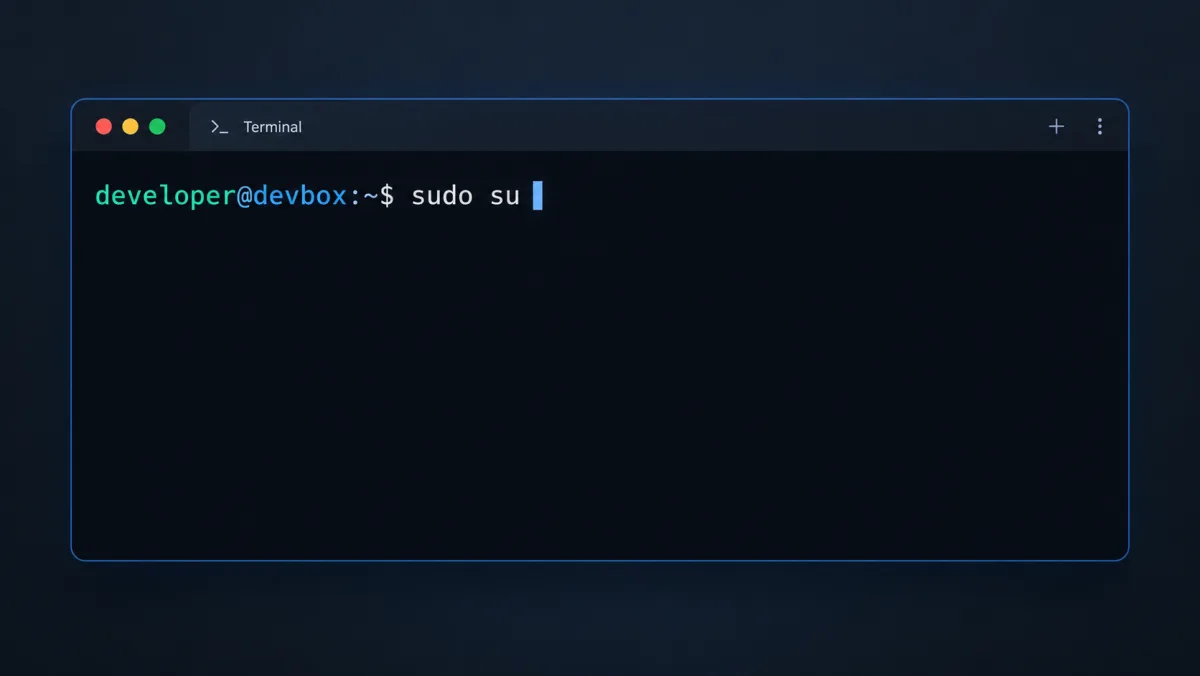 A terminal window at a root prompt